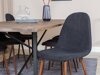Conjunto para refeições Dallas 4076 (Preto + Noz)