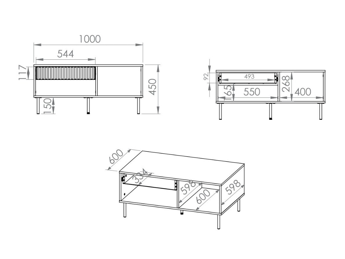 Mesa de centro Marmeli 109