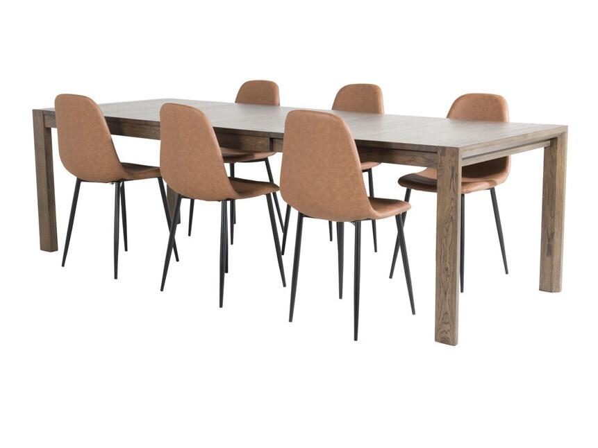 Conjunto para refeições Dallas 2655 (Carvalho escuro)