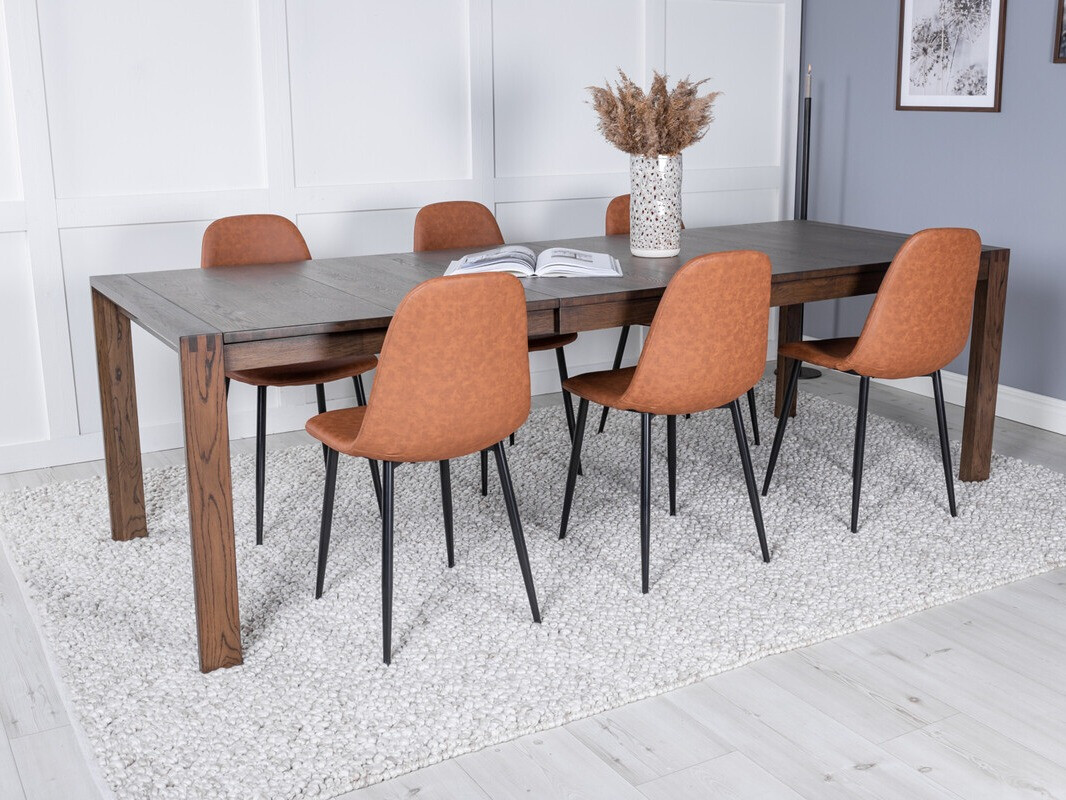 Conjunto para refeições Dallas 2655 (Carvalho escuro)