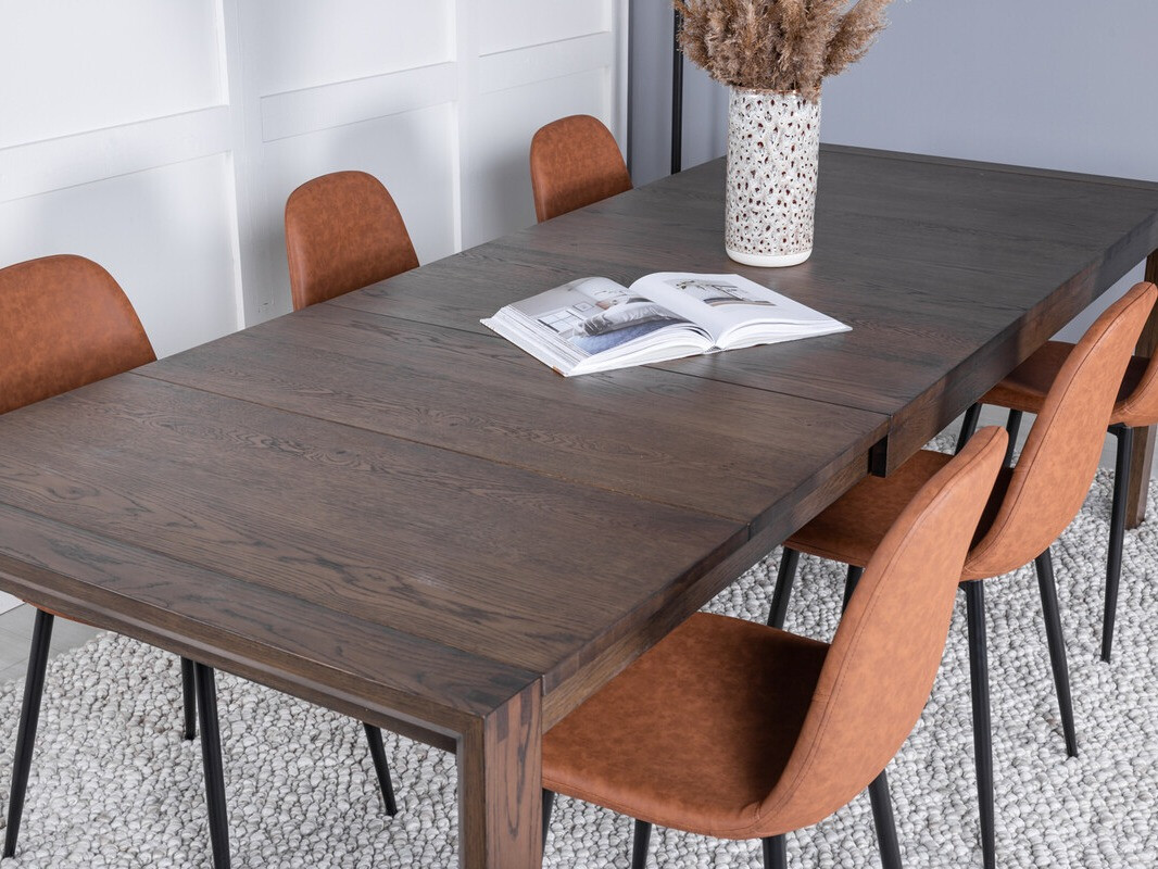 Conjunto para refeições Dallas 2655 (Carvalho escuro)