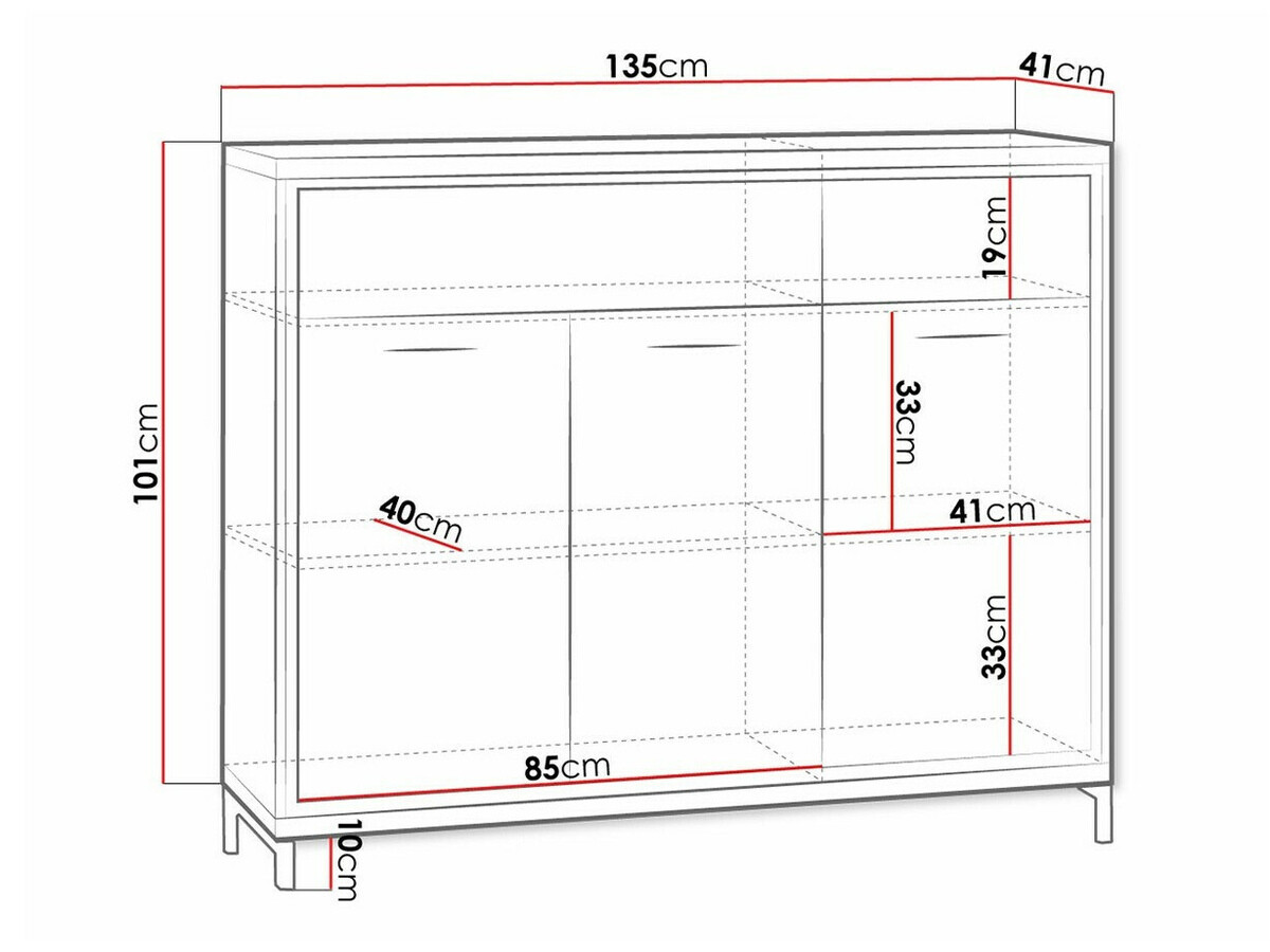 Cómoda Etrmoni 104 (Madeira clara)