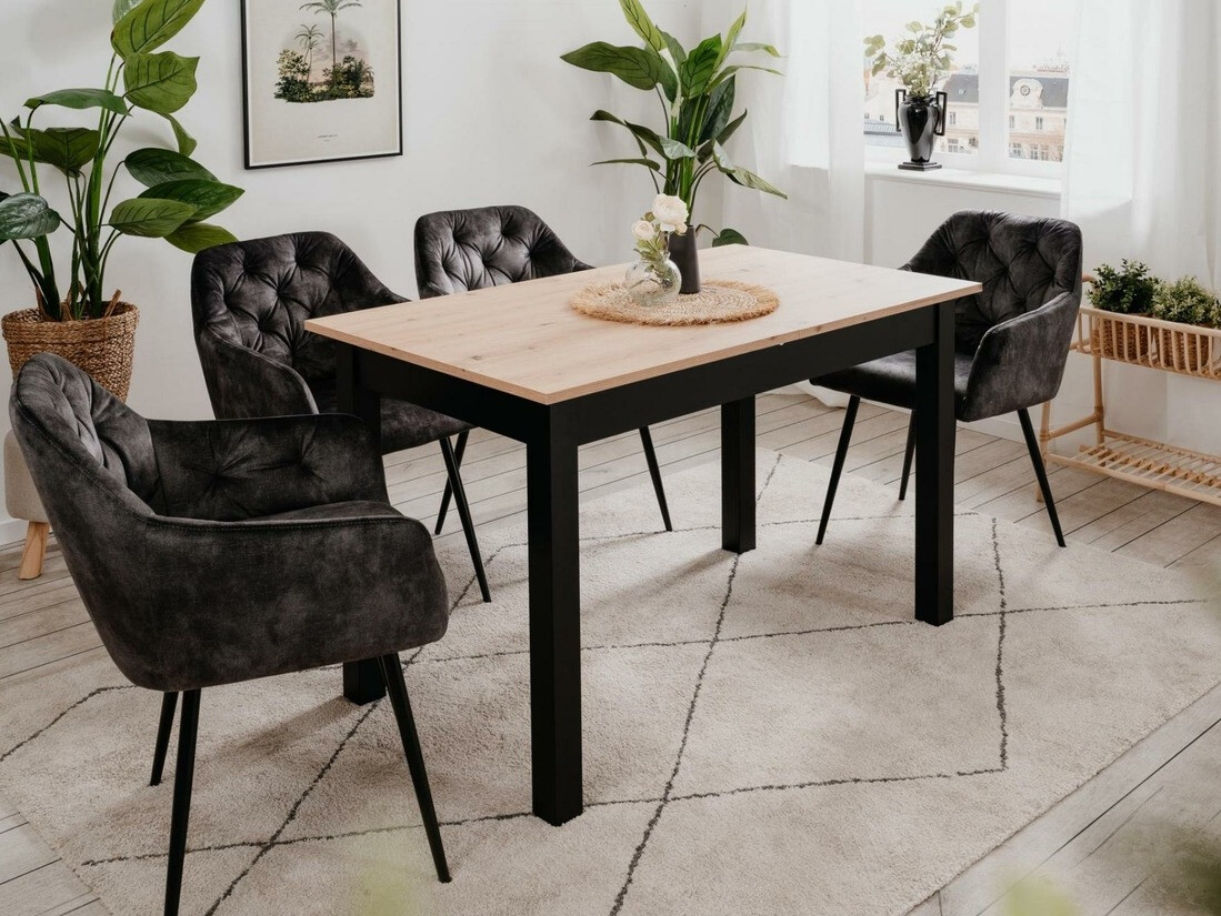 Mesa Findlay 167 (Carvalho Artisan + Preto)