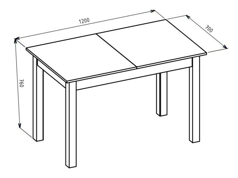 Mesa Findlay 167 (Carvalho Artisan + Preto)