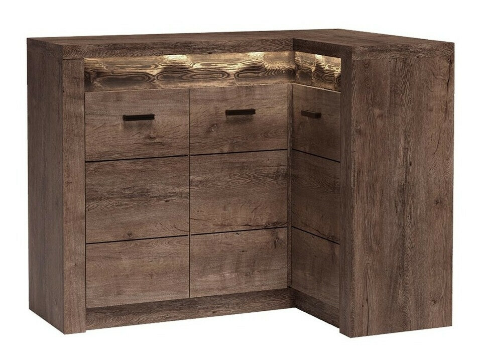 Armário para cantos Serfeno 112 (Freixo escuro)