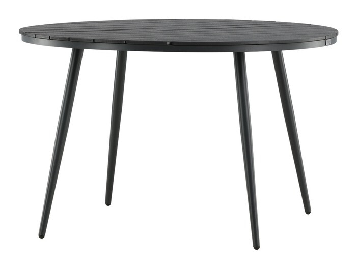 Conjunto de mesa e cadeiras Dallas 4089 (Preto + Cinzento)