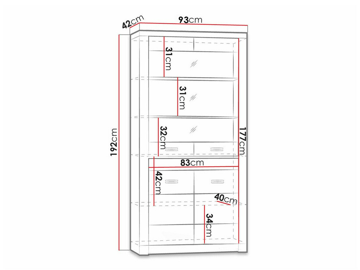 Estante Serfeno 101 (Freixo escuro)