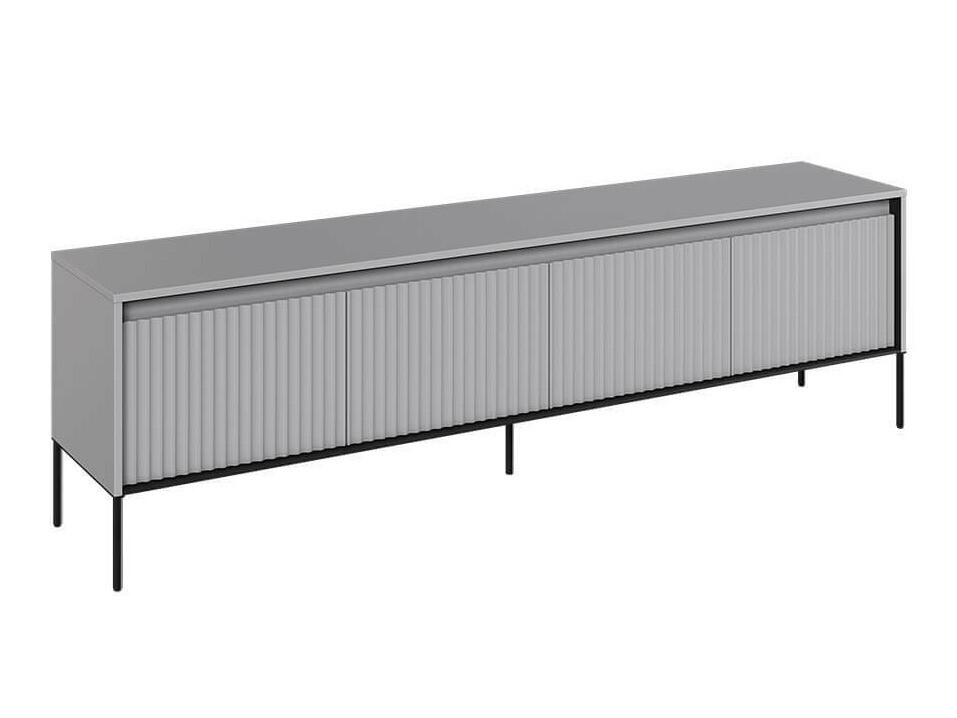Móvel de TV Fernolu 105 (Cinzento + Preto)