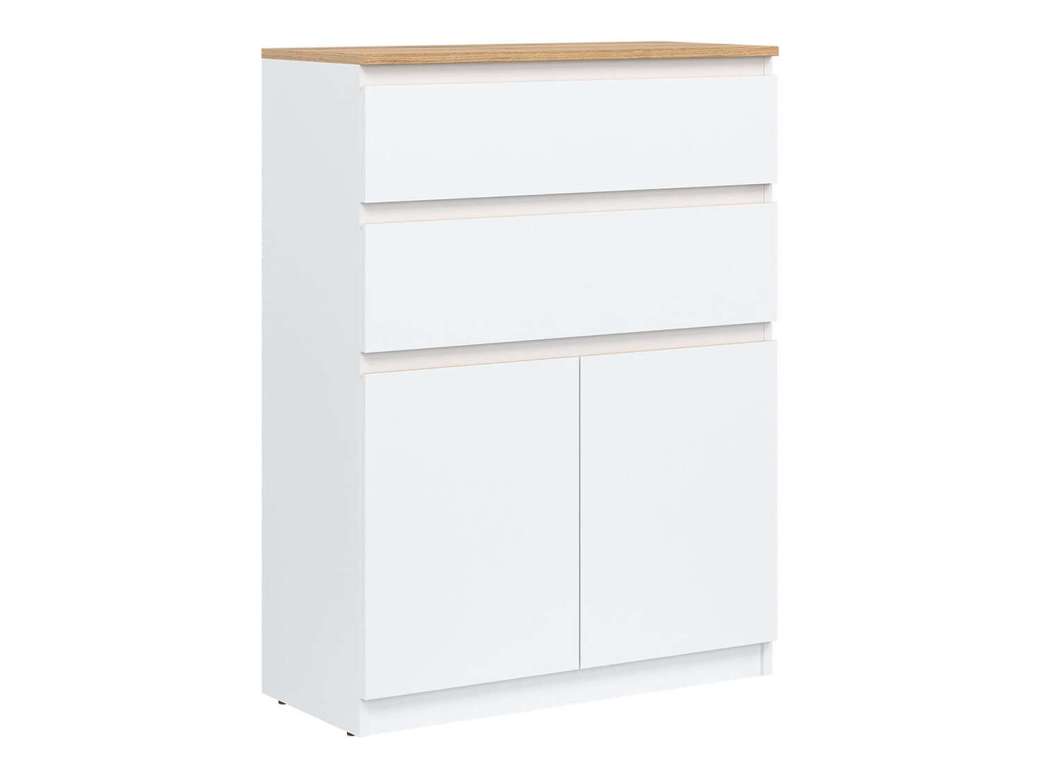 Cómoda Catelbi 104 (Branco + Carvalho)