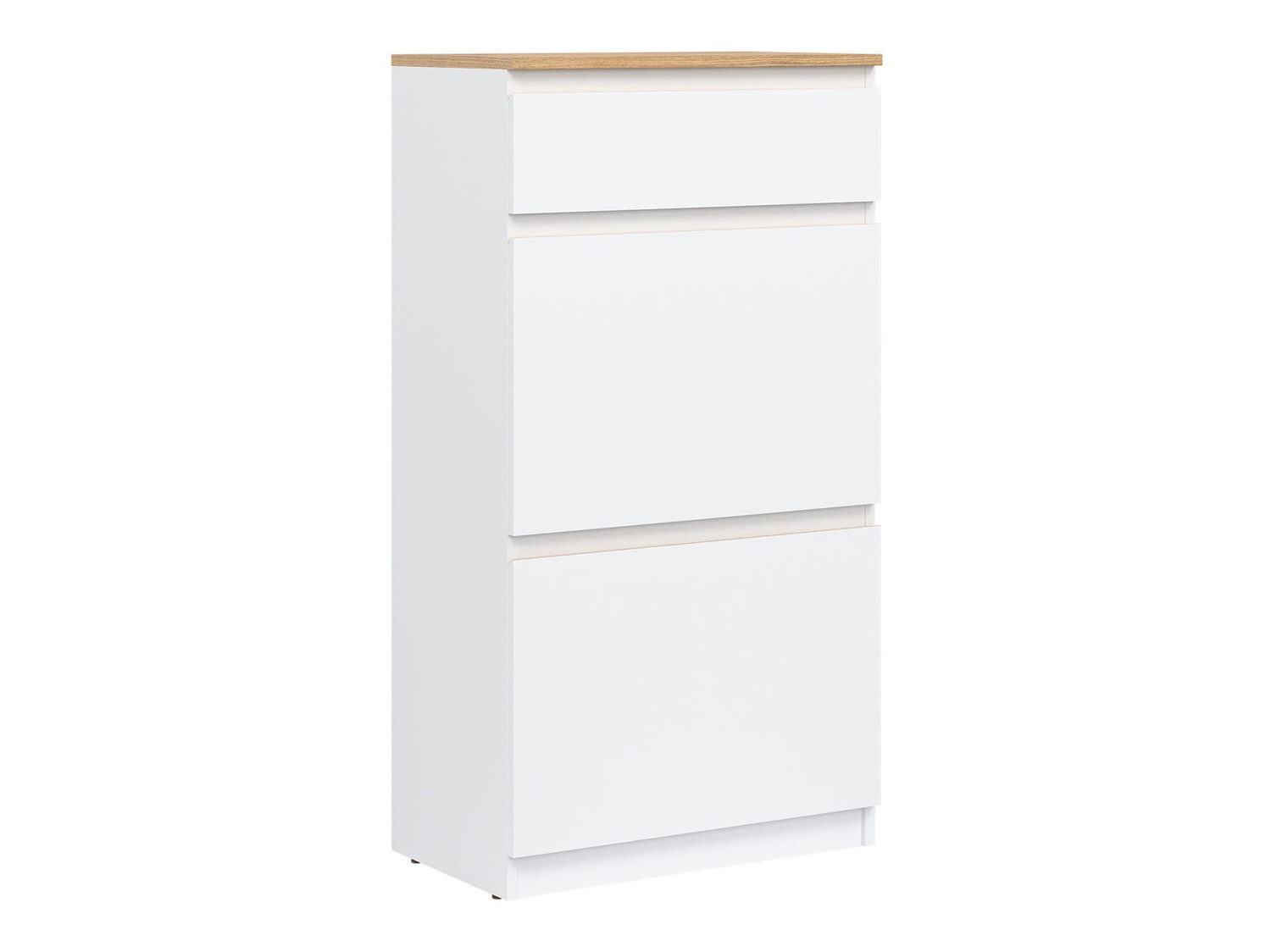 Sapateira Catelbi 108 (Branco + Carvalho)