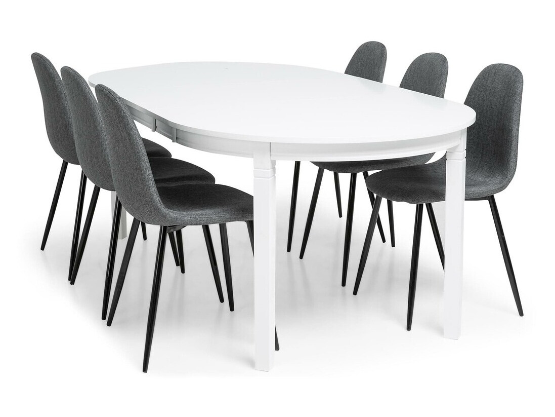 Conjunto para refeições Scandinavian Choice 897 (Cinzento + Preto)