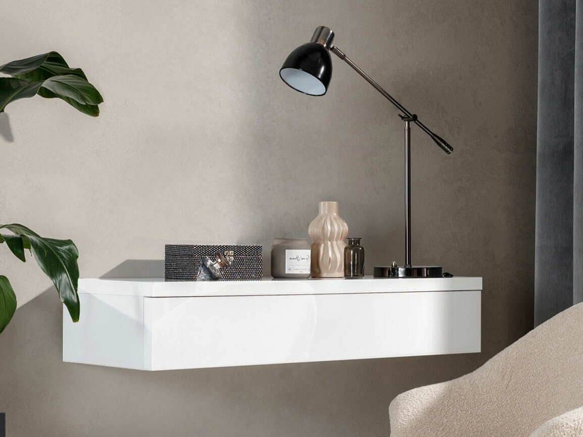 Toucador Delpher (Branco + Branco brilhante)