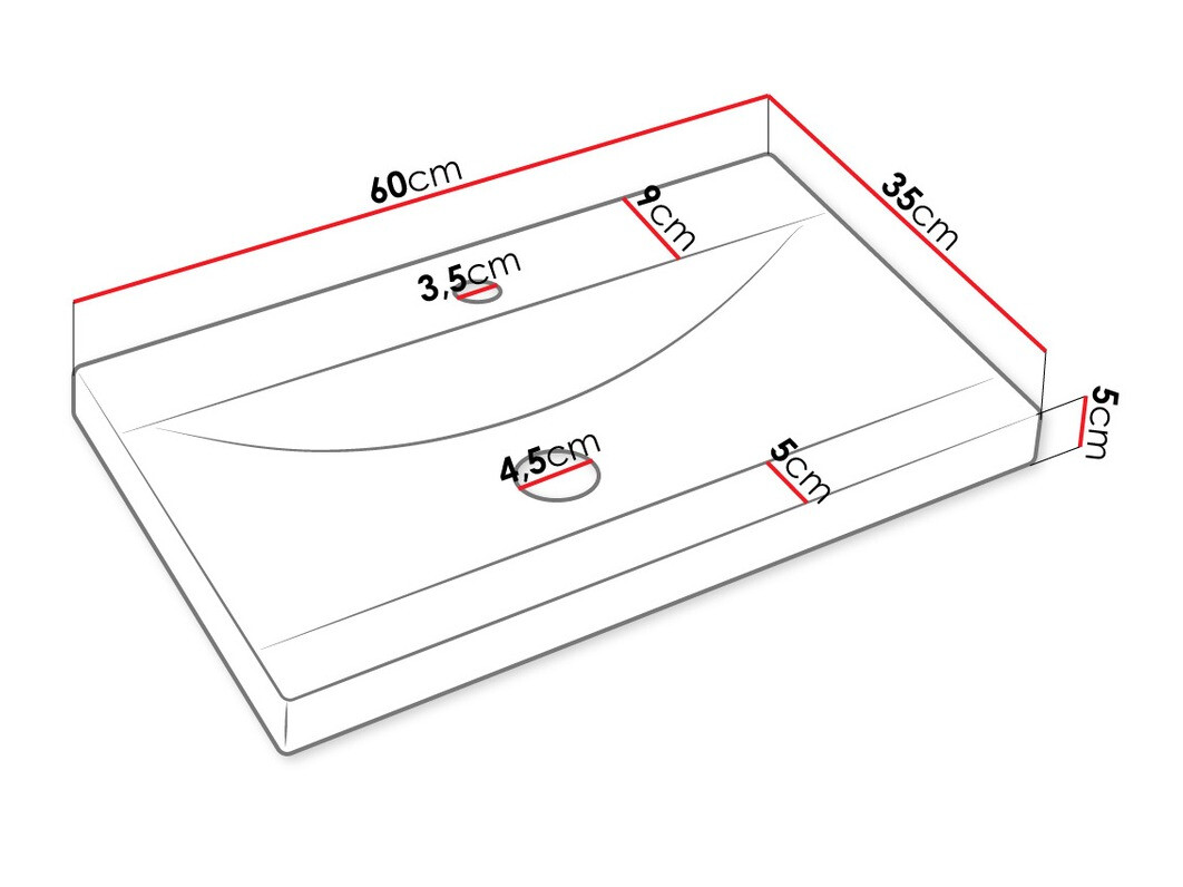 Conjunto para casa de banho Comfivo Delphinus IV (Branco)