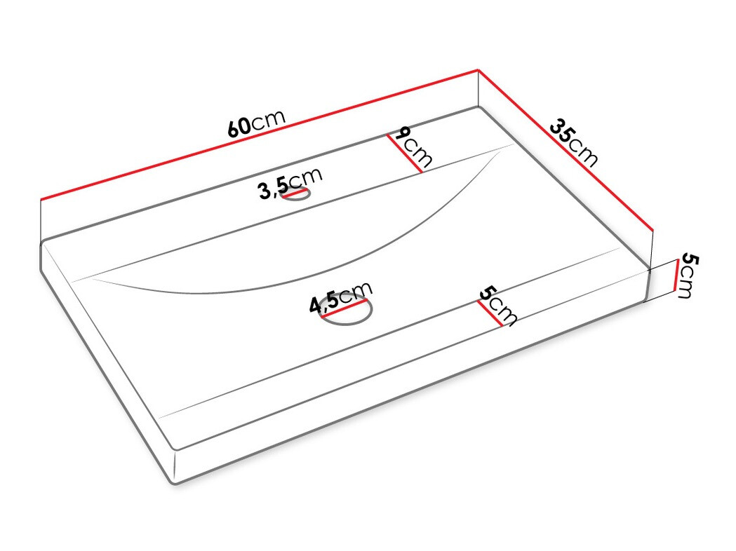 Conjunto para casa de banho Comfivo Livciro 109 (Branco)
