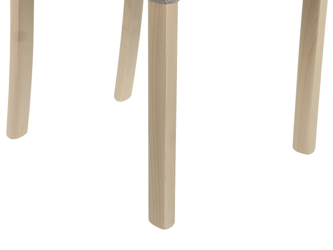 Cadeira Boston 464 (Madeira clara + Bege)