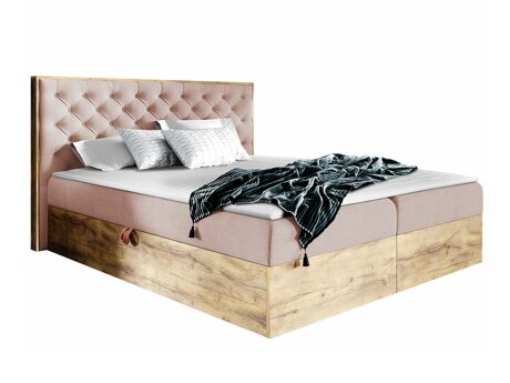 Cama continental Baltimore 182 (Carvalho wotan + Faro 14)