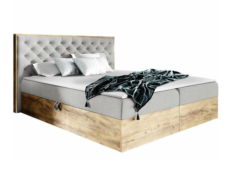 Cama continental Baltimore 182 (Carvalho wotan + Faro 16)