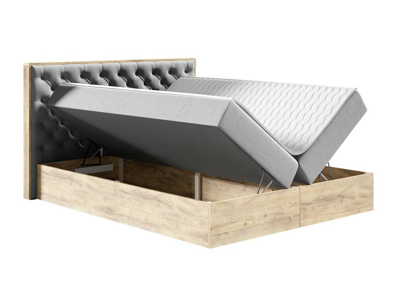 Cama continental Navis I (Carvalho wotan + Faro 4)