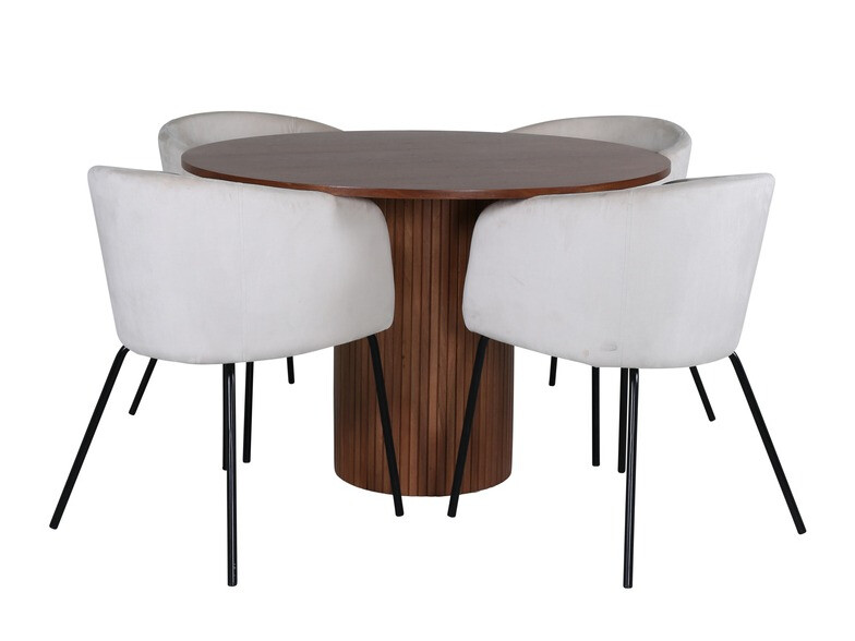 Conjunto para refeições Dallas 3054 (Bege + Preto)