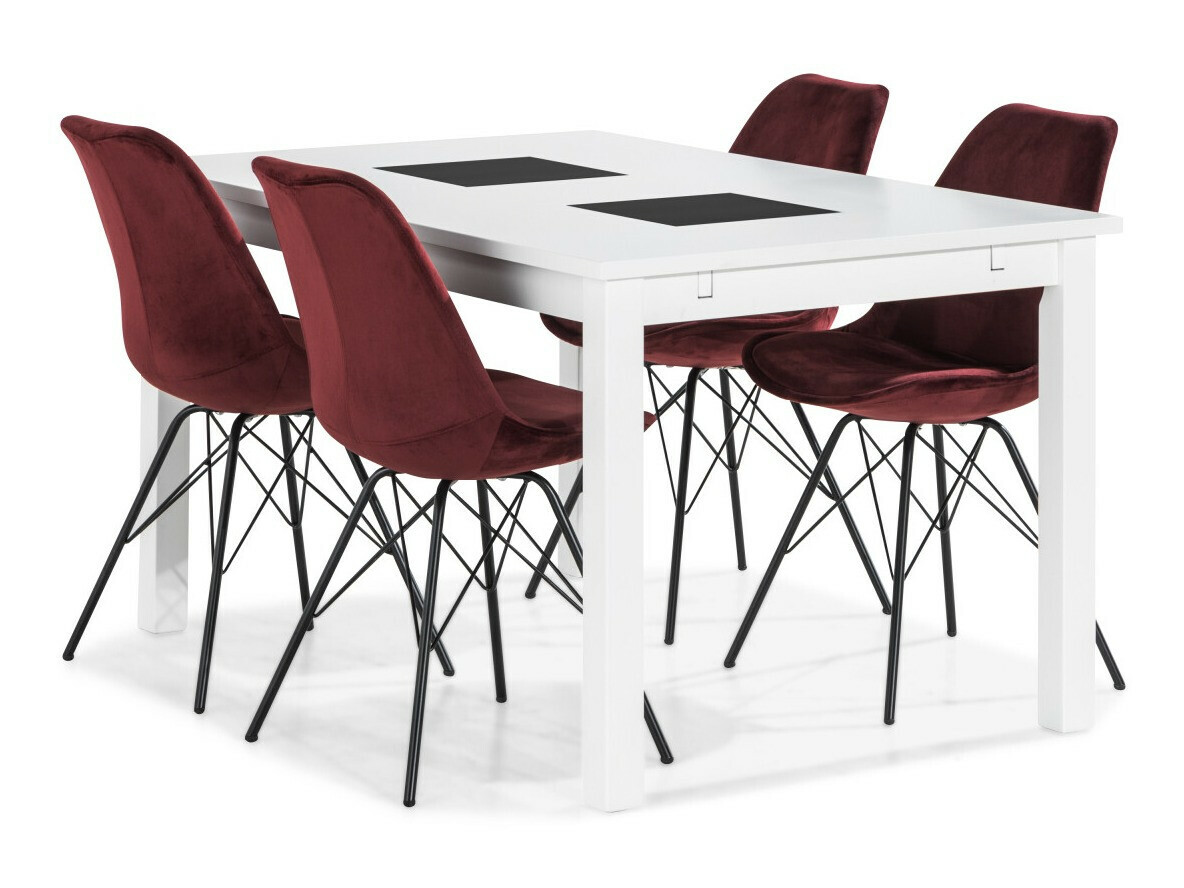 Conjunto para refeições Scandinavian Choice 804 (Bordéus + Preto)