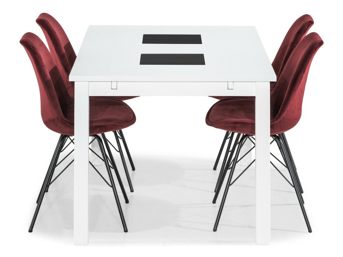 Conjunto para refeições Scandinavian Choice 804 (Bordéus + Preto)