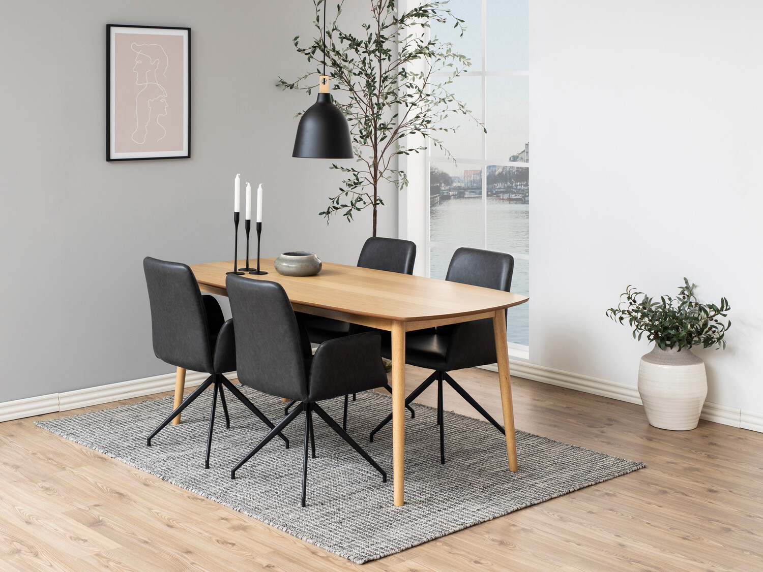 Cadeira Norsica 288 (Preto)