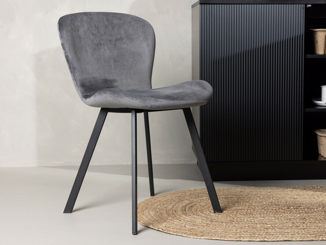 Cadeira Dallas 4100 (Cinzento + Preto)