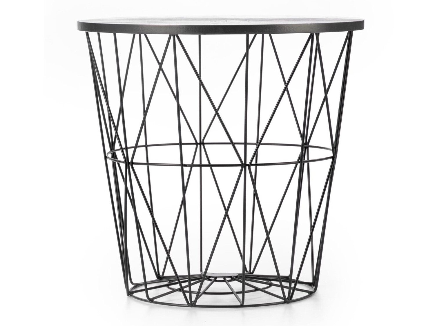 Mesa de centro Houston 1512 (Preto + Mármore preto)