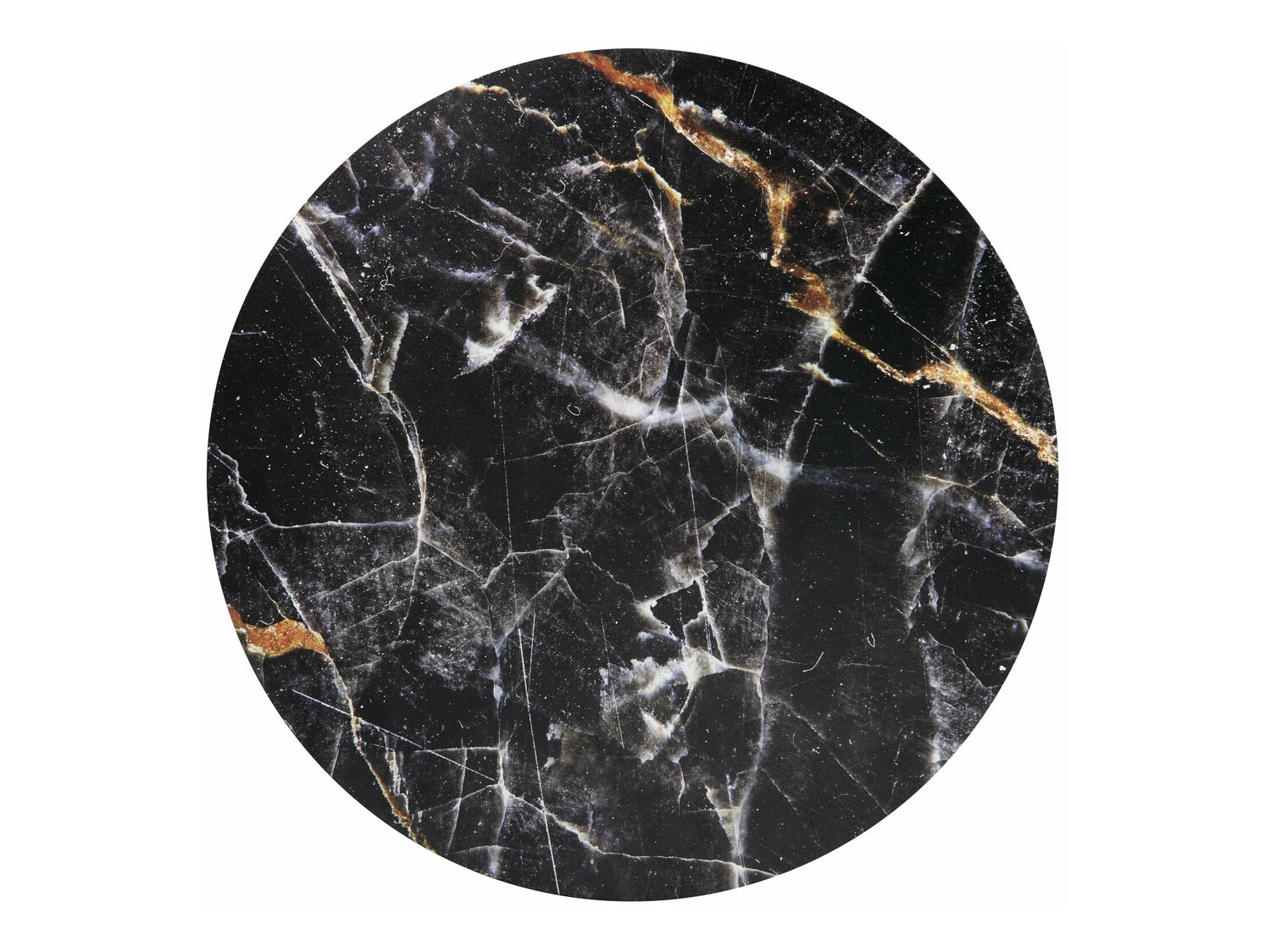 Mesa de centro Houston 1512 (Preto + Mármore preto)