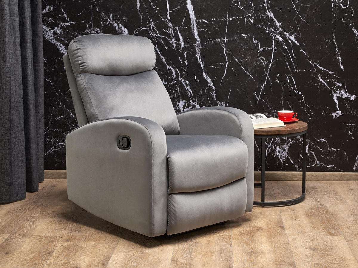 Poltrona reclinável Houston 1518 (Cinzento)