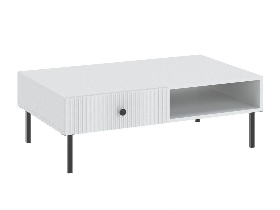 Mesa para revistas Etliva 103 (Branco + Preto)