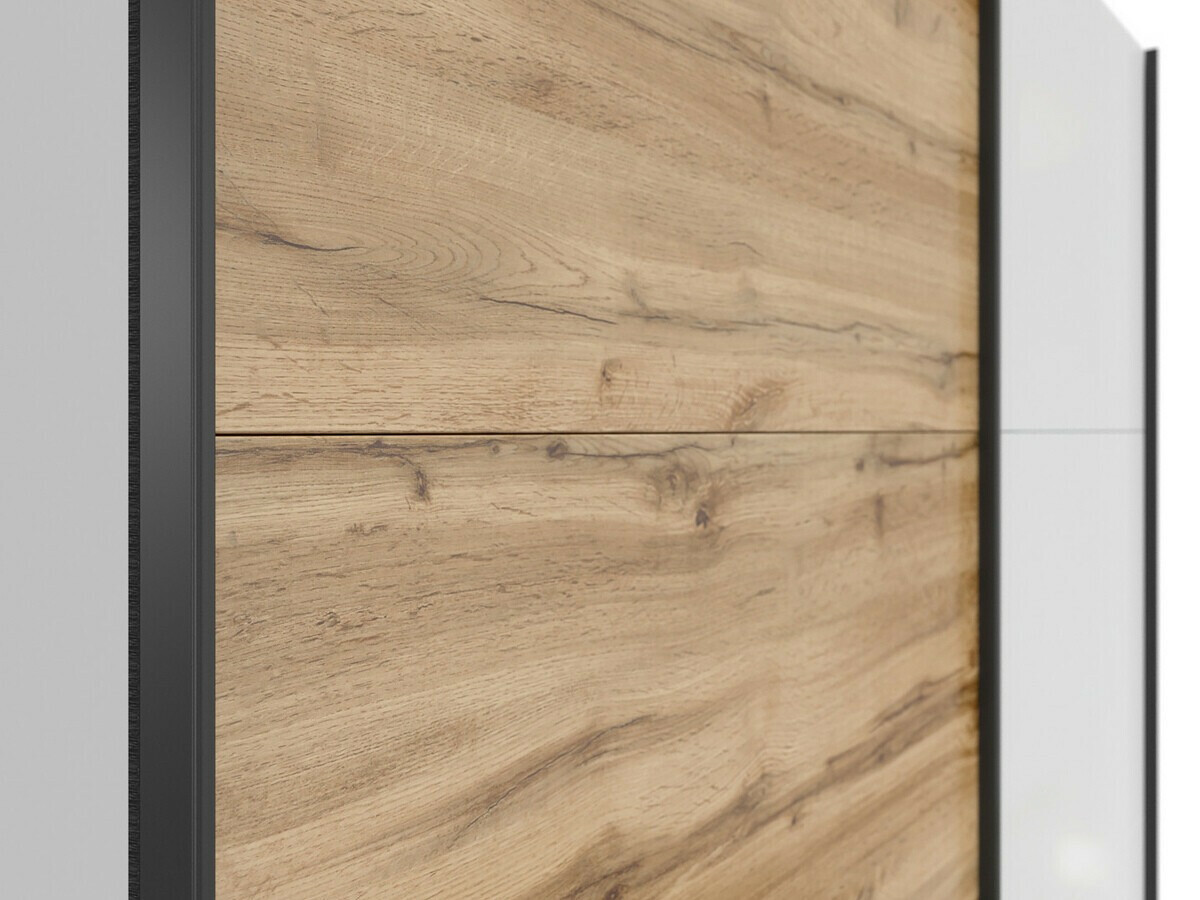 Roupeiro Livevaro 109 (Branco + Carvalho wotan)