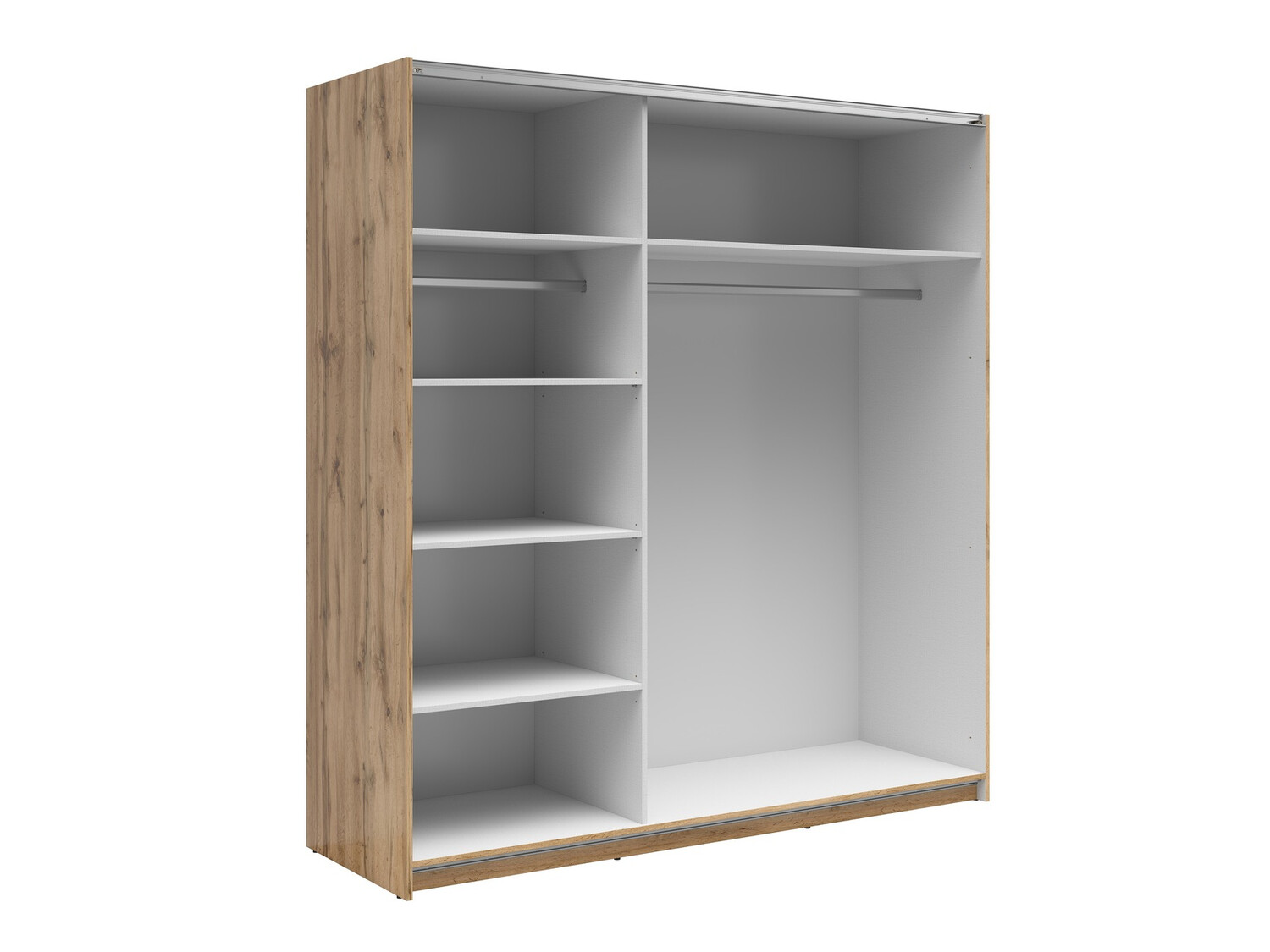 Roupeiro Livevaro 109 (Carvalho wotan + Branco)