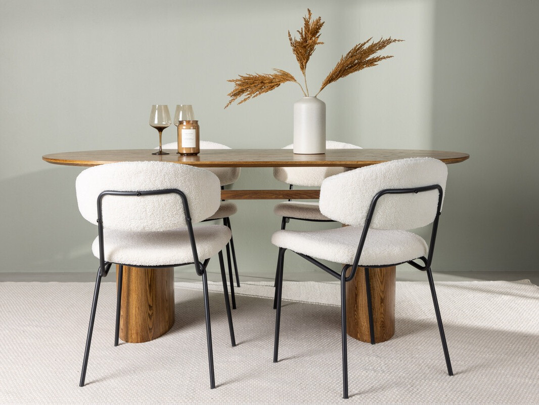 Conjunto para refeições Dallas 4118 (Castanho)