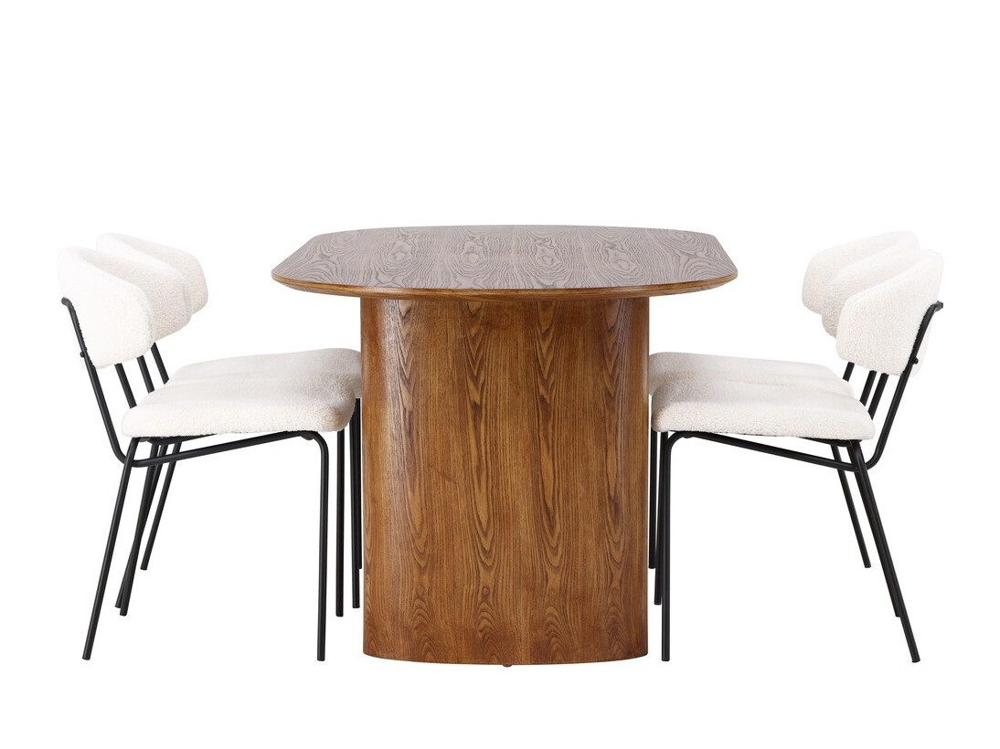 Conjunto para refeições Dallas 4118 (Castanho)