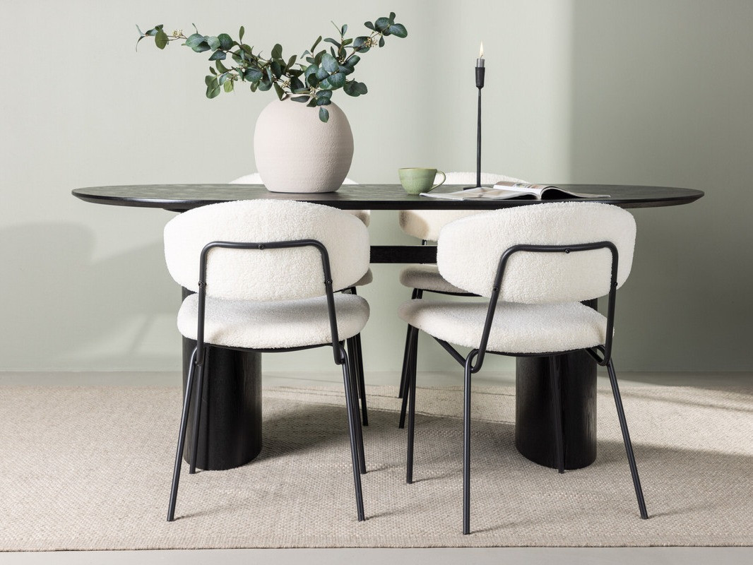 Conjunto para refeições Dallas 4118 (Preto)