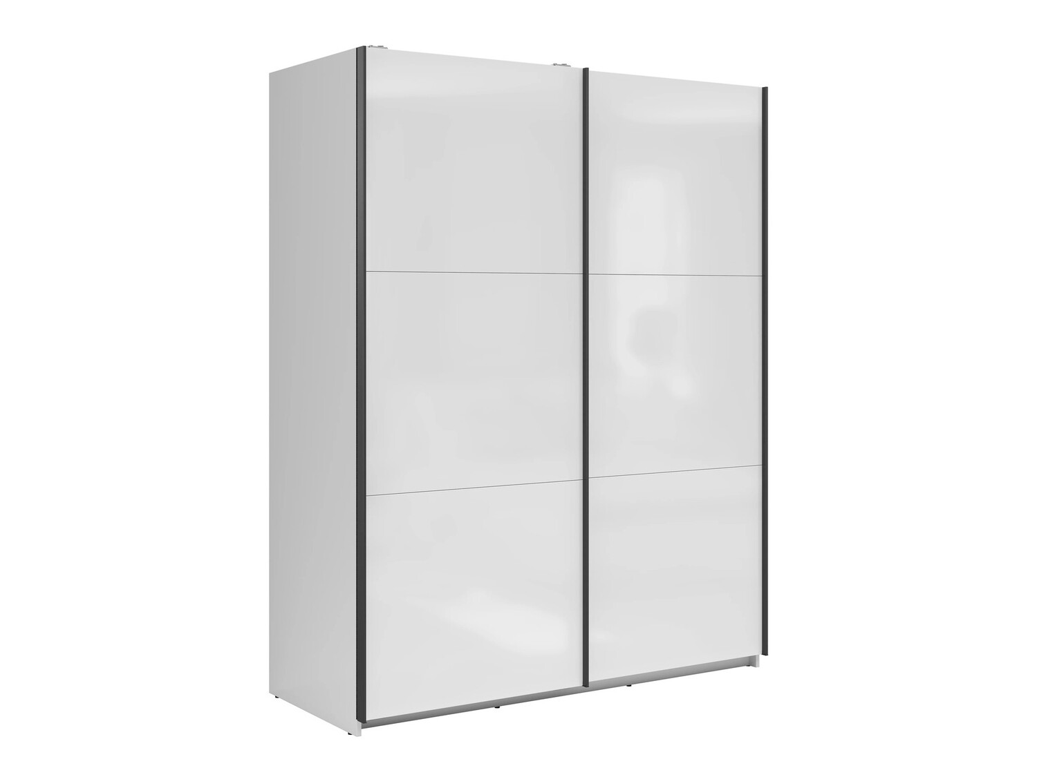 Roupeiro Livevaro 117 (Branco + Branco brilhante)