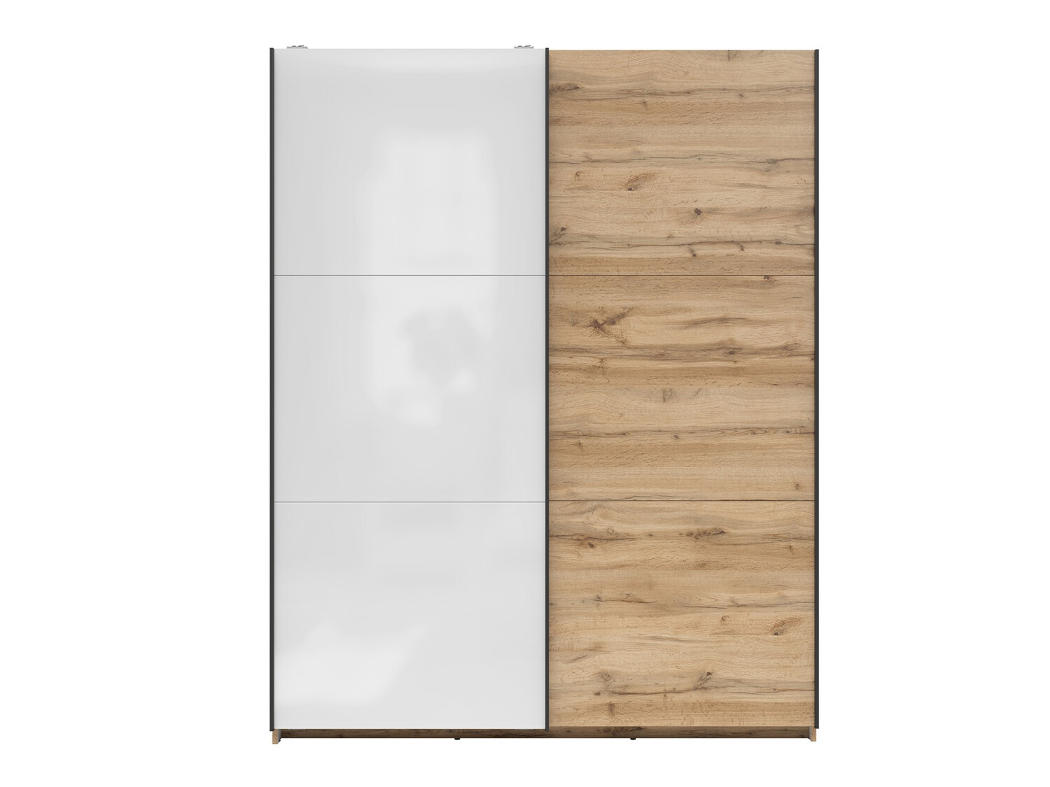 Roupeiro Livevaro 117 (Carvalho wotan + Branco)