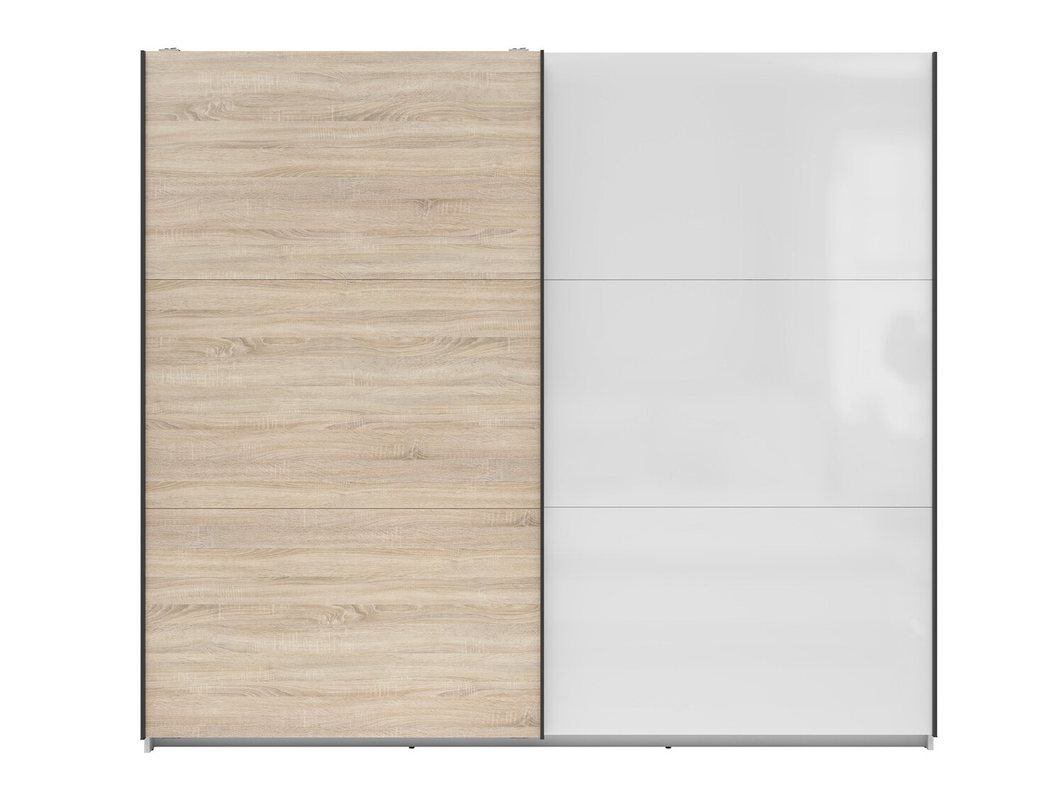 Roupeiro Livevaro 120 (Branco + Carvalho sonoma)