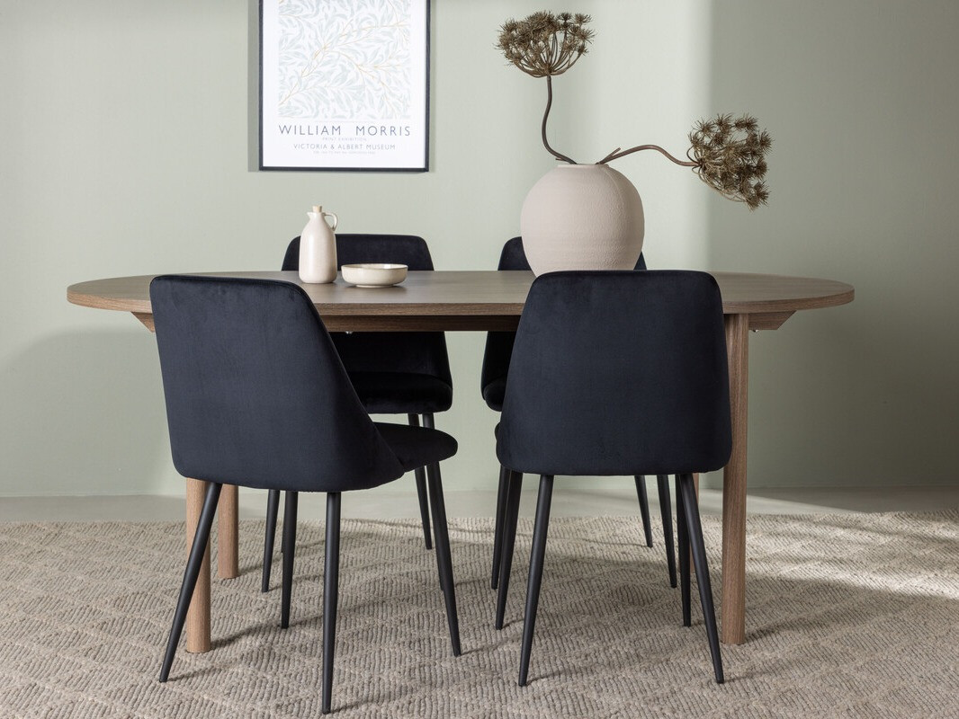 Conjunto para refeições Dallas 4130 (Preto)