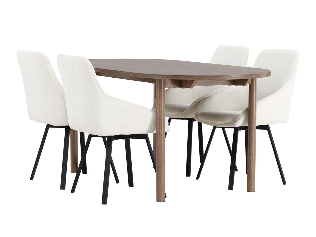 Conjunto para refeições Dallas 4131 (Bege + Preto)
