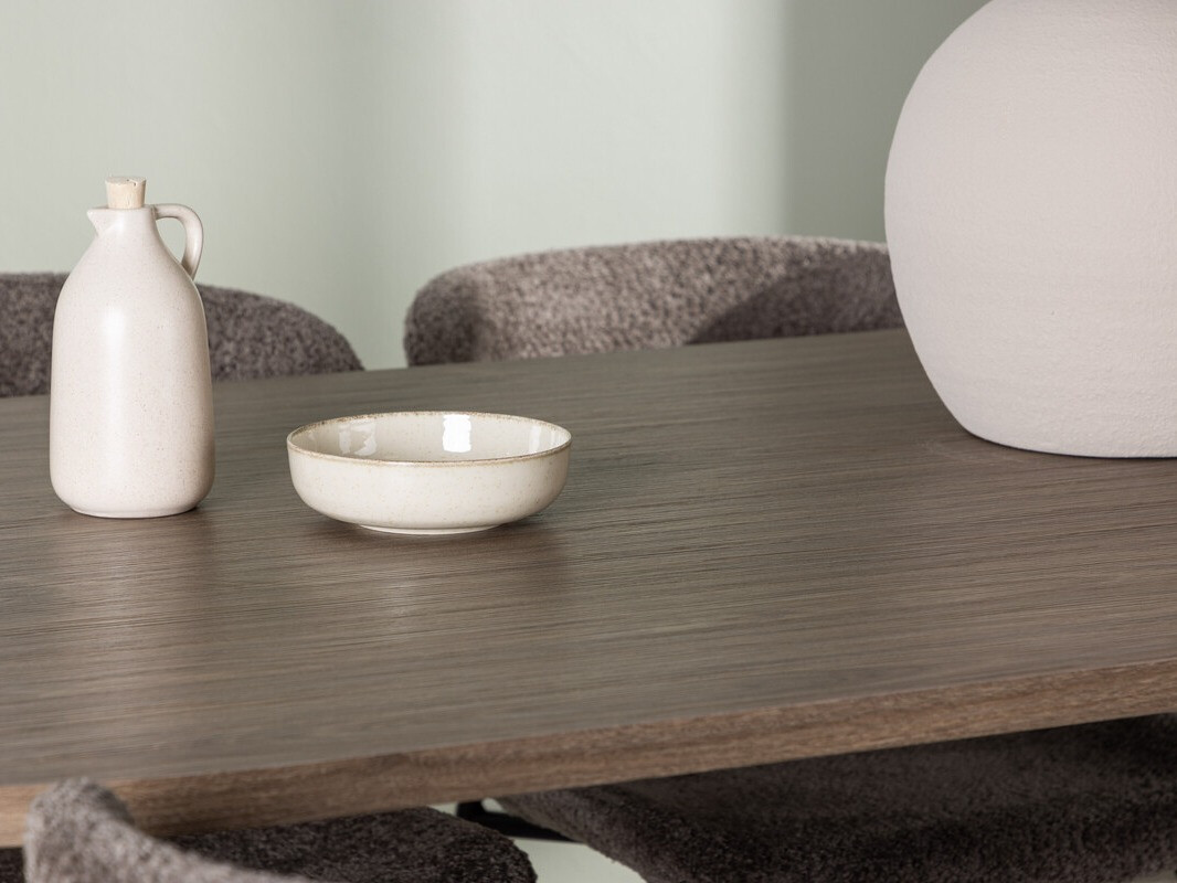 Conjunto para refeições Dallas 4132 (Castanho + Preto)