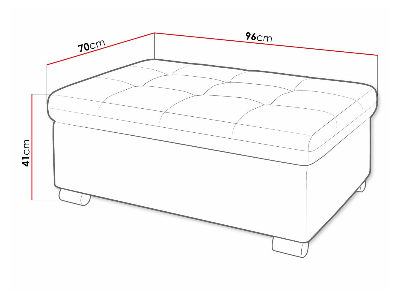 Banco estofado Comfivo 118 (Magic Velvet 2299)