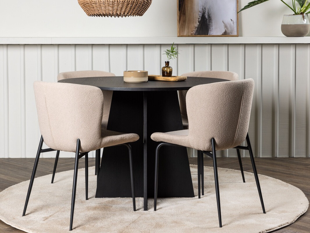 Conjunto para refeições Dallas 4147 (Bege + Preto)