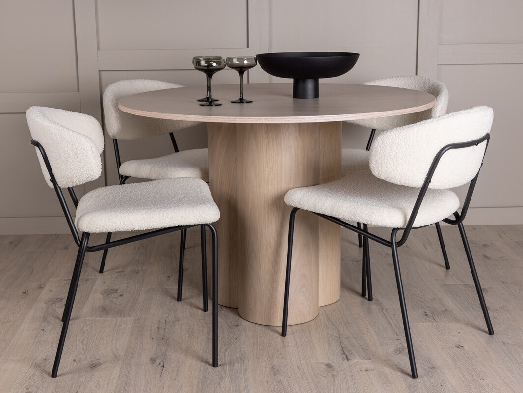 Conjunto para refeições Dallas 4151 (Madeira clara)