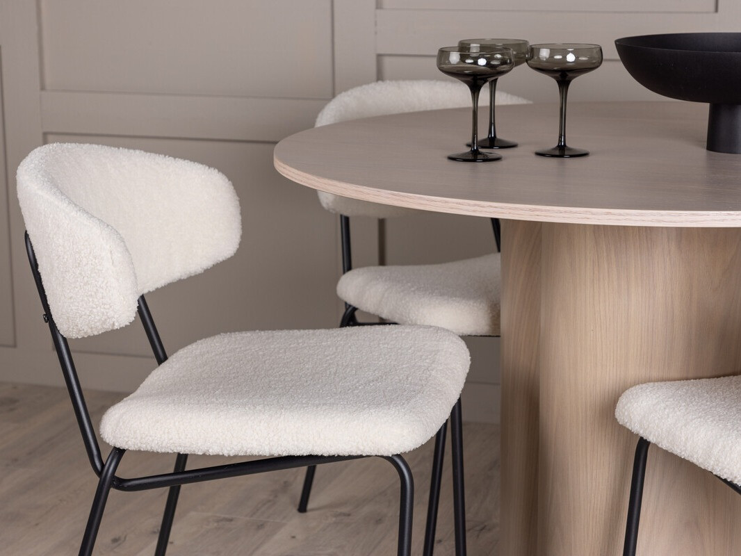 Conjunto para refeições Dallas 4151 (Madeira clara)