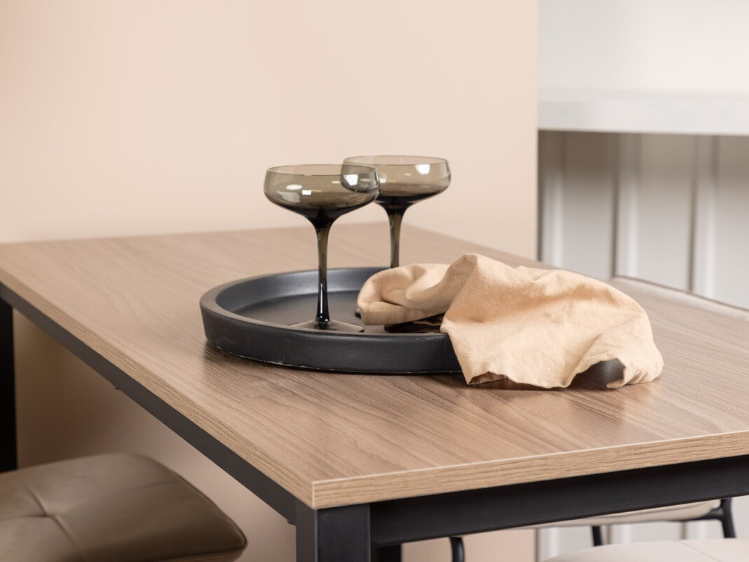 Conjunto para refeições Dallas 4155 (Beige + Preto)