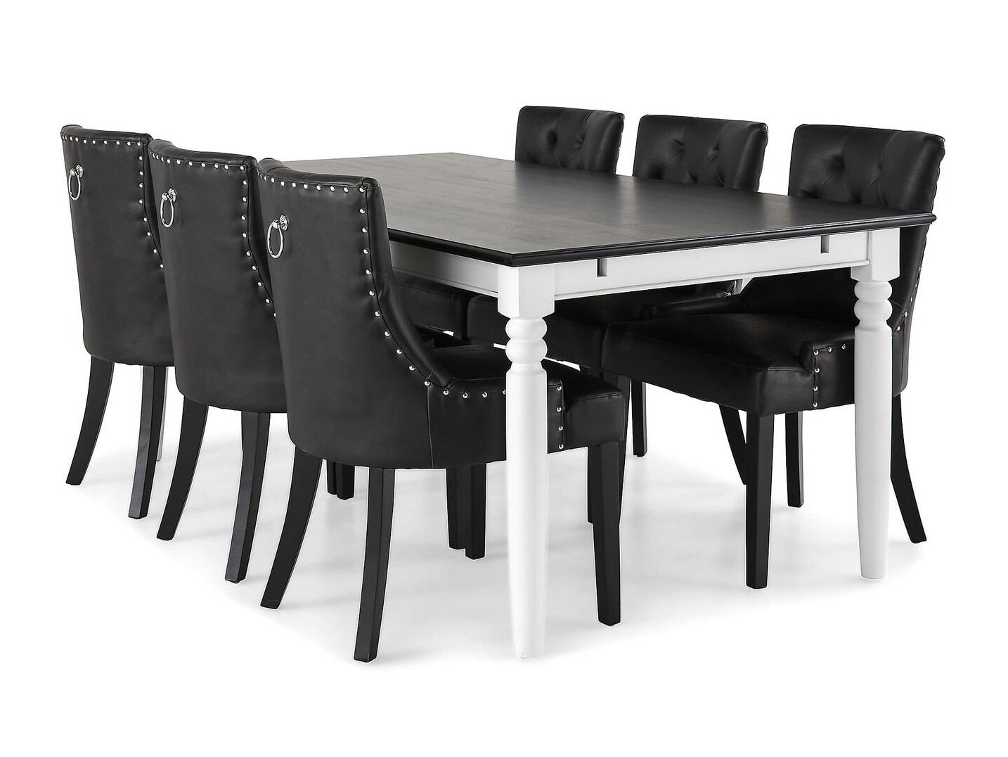 Conjunto para refeições Manor House 226 (Branco;Preto)