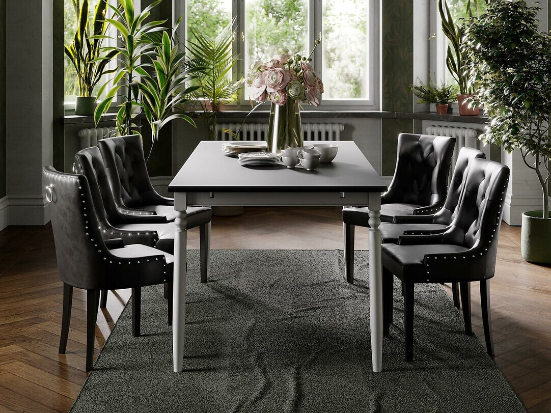 Conjunto para refeições Manor House 226 (Branco;Preto)