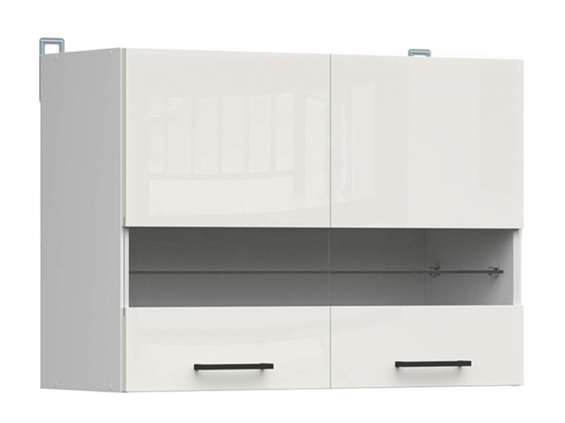 Armário modular suspenso Line White 107